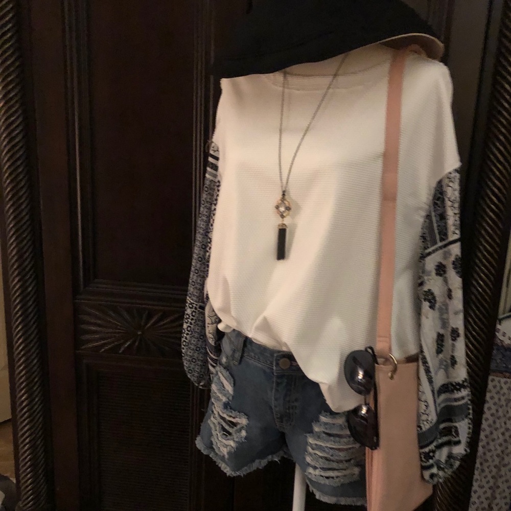Bohemian Chiffon Sleeve Blouse/Top